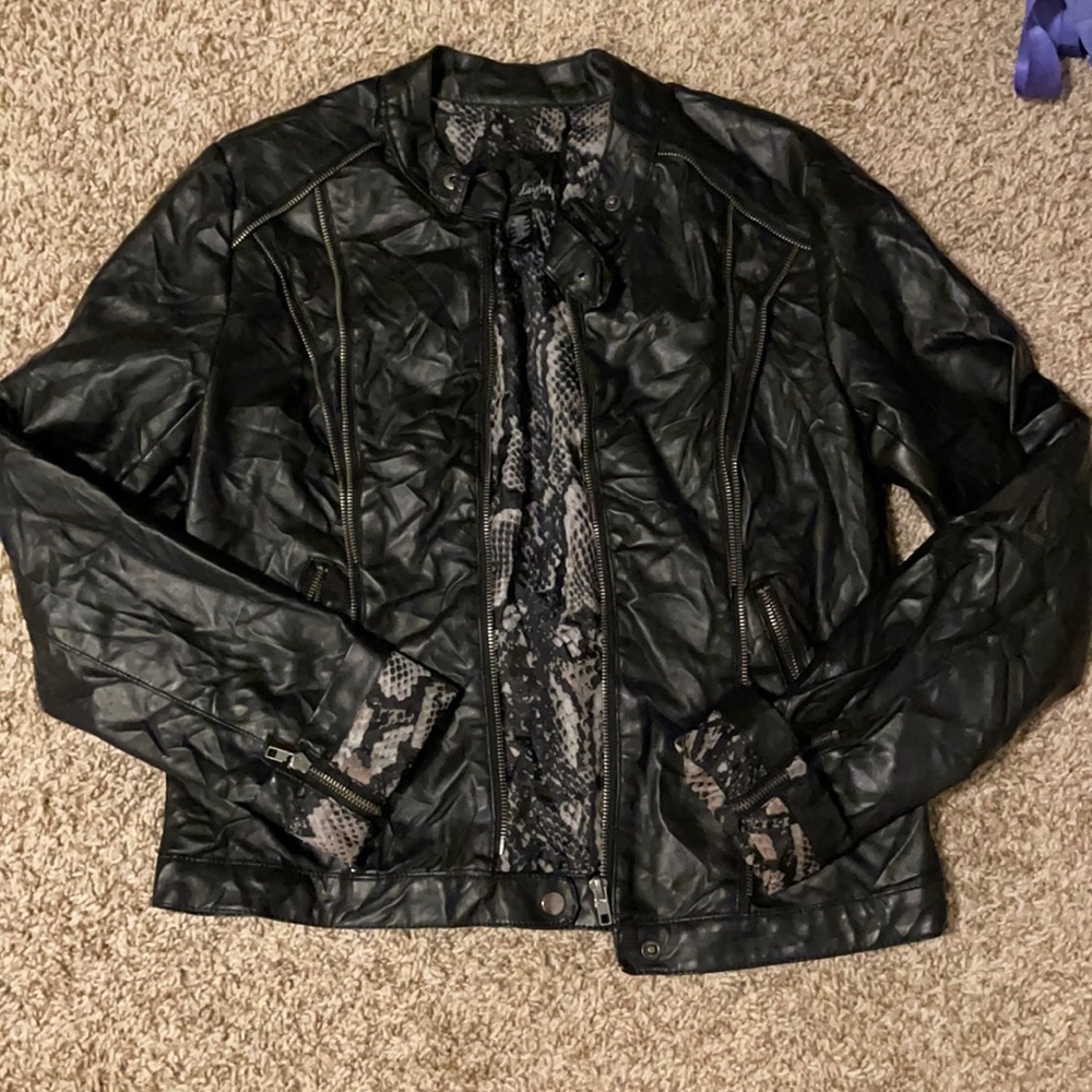 Leather jacket